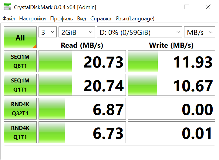 тесты Olevo microSD тесты Olevo microSD