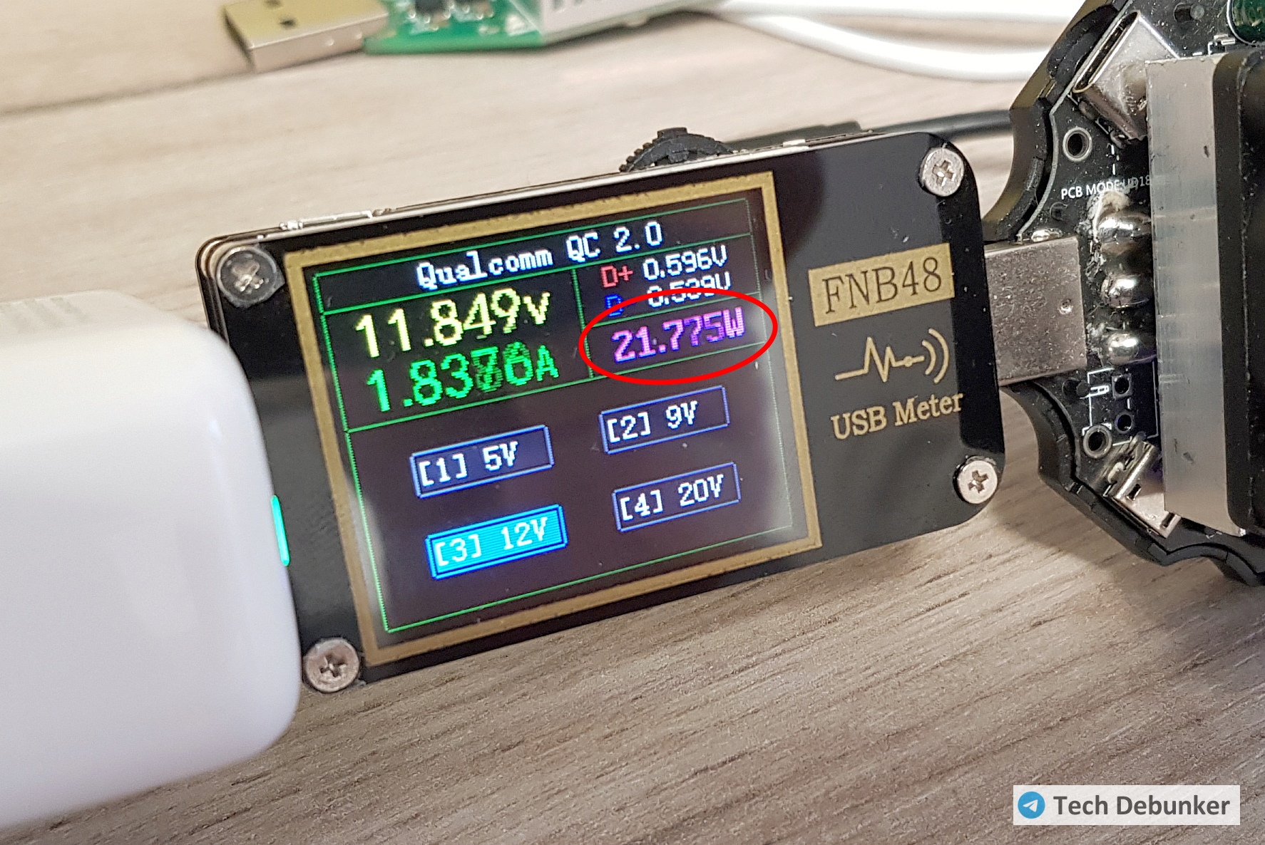 Borofone BAS44A (20 Вт) — тесты мощности Borofone BAS44A (20 Вт) — тесты мощности