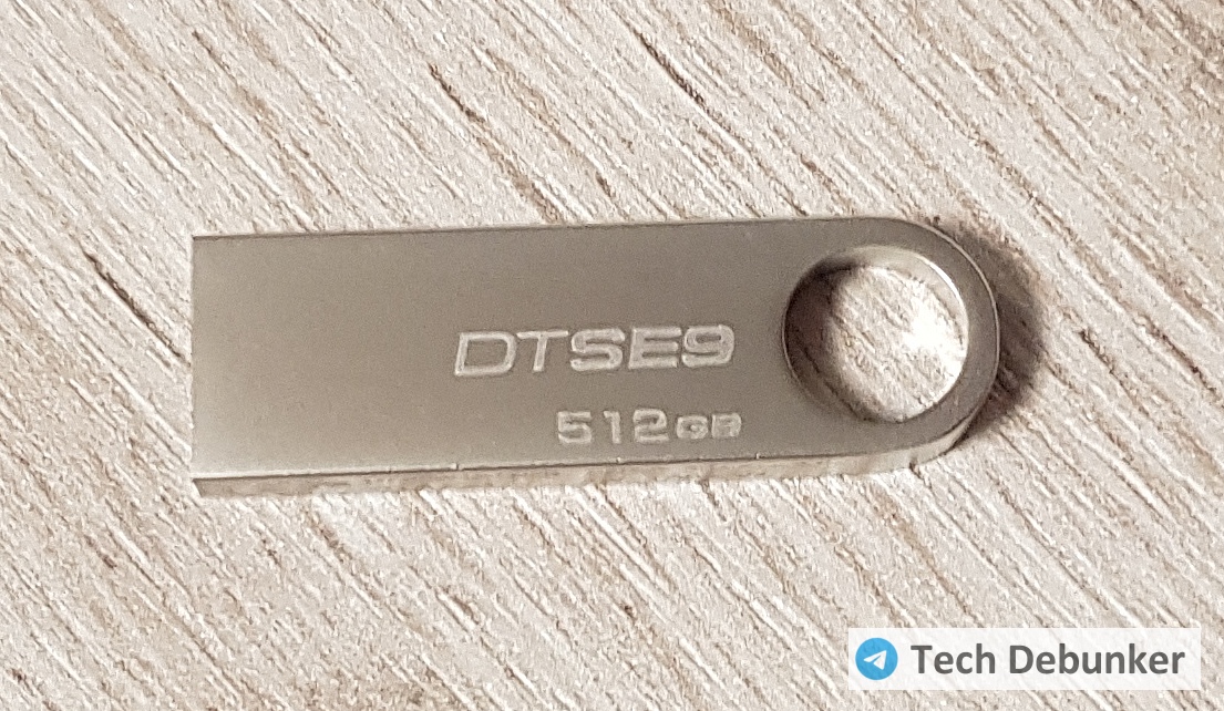 Поддельная Kingston DataTraveler SE9 G2 512 ГБ Поддельная Kingston DataTraveler SE9 G2 512 ГБ