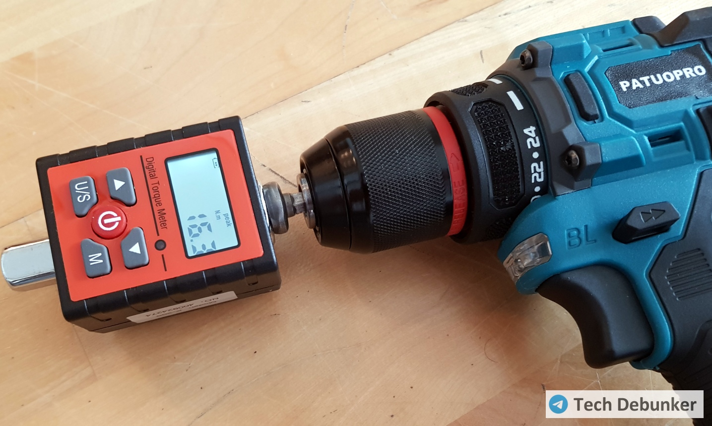 Patuopro 21V - проверка мягкого крутящего момента Patuopro 21V - проверка мягкого крутящего момента