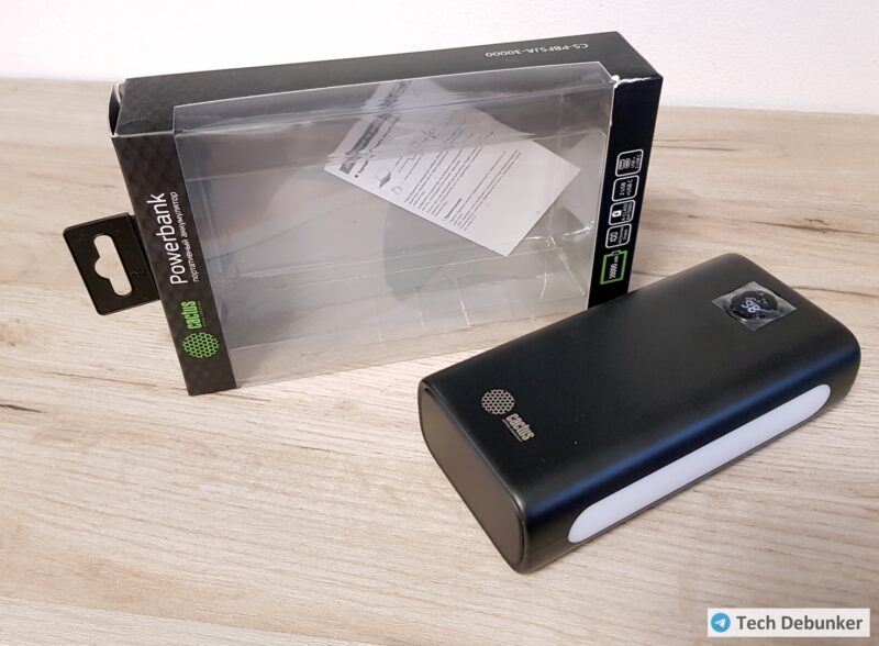 Cactus CS-PBFSJA (30000 мА*ч) — пауэрбанк
